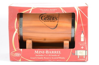 Lot 121 - Grant's Mini Barrel presentation gift set