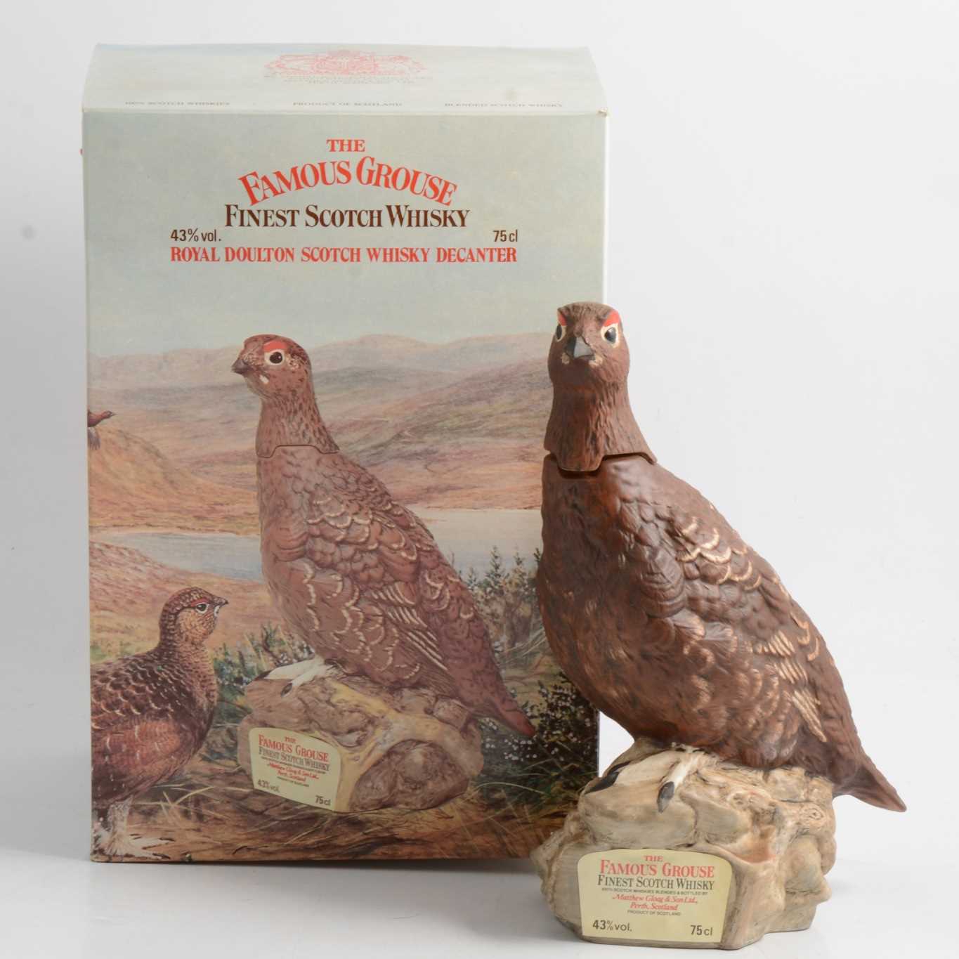 Lot 136 - Famous Grouse - a 1980s Royal Doulton ceramic decanter