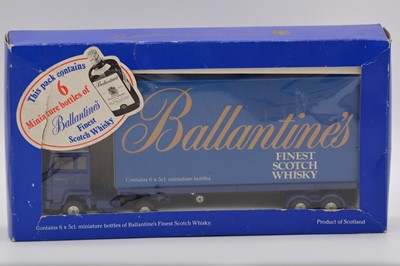 Lot 141 - Ballantine's - presentation set of six miniatures in diecast truck