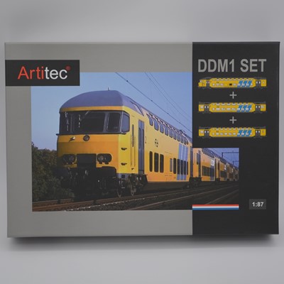 Lot 44 - Artitec HO gauge model railway3-car set, ref 20.175.02 DDM1 set, type Bvk
