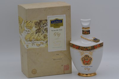 Lot 136 - Langs Select Founders Reserve Scotch whisky, Year of the Pig, Special Edition Decanter