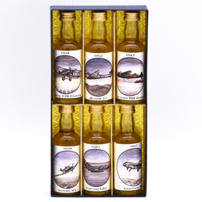 Lot 72 - The Whisky Connoisseur -  RAF 80th Anniversary, a complete set of six miniature whiskies