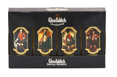 Lot 151 - Glenfiddich, Clans of the Highlands four-bottle presentation gift set