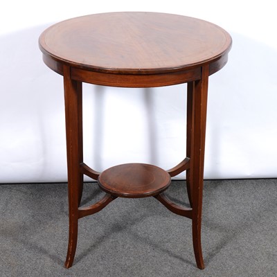 Lot 338 - Edwardian inlaid mahogany occasional table