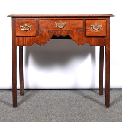 Lot 395 - George III mahogany lowboy