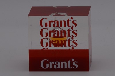 Lot 53 - Grant's - a rare commemorative paperweight/ desk ornament