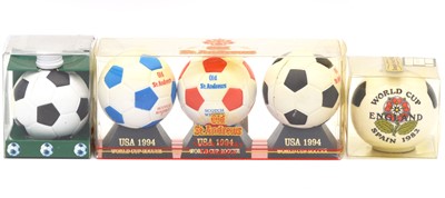 Lot 101 - Collection of Football related novelty whisky miniatures