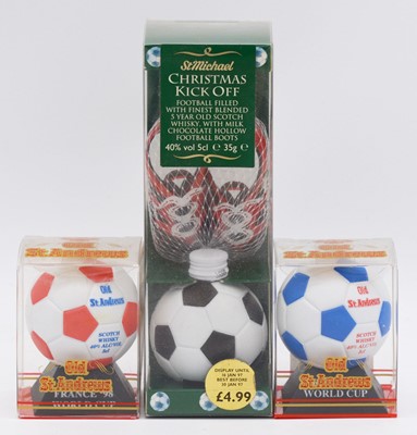 Lot 101 - Collection of Football related novelty whisky miniatures