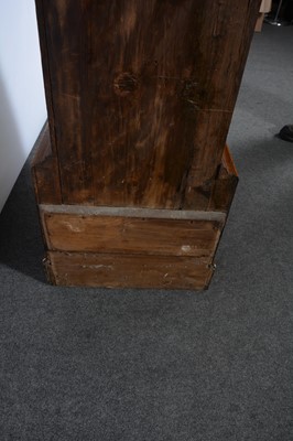 Lot 184 - Burr walnut longcase clock, William Riley, London