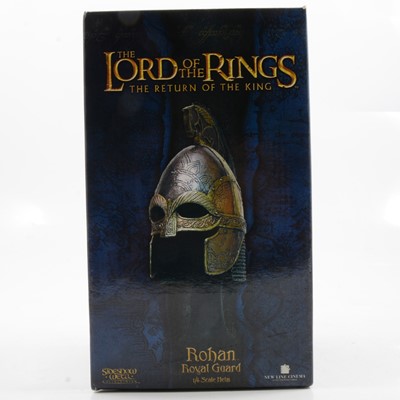 Lot 216 - Sideshow Weta Collectibles, 1:4 scale Lord of the Rings Rohan Royal Guard helmet