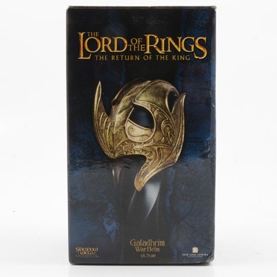 Lot 213 - Sideshow Weta Collectibles, 1:4 scale Lord of the Rings Galadhrim War Helm helmet