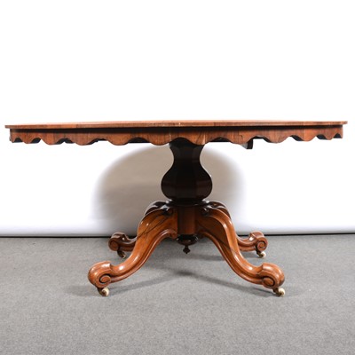 Lot 361 - Rosewood dining table