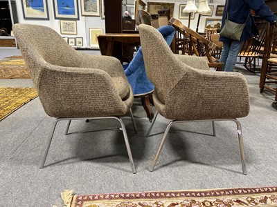 Lot 434 - Pair of retro chairs, perhaps 1960's