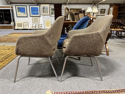 Lot 434 - Pair of retro chairs, perhaps 1960's