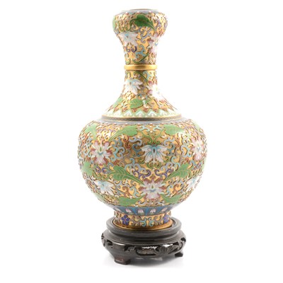 Lot 88 - Chinese cloisonne vase