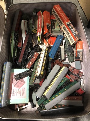 Lot 106 - Quantity of Playcraft boxed railway rolling stock, track etc.
