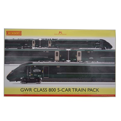 Lot 586 - Hornby OO gauge model railways set, R3514 GWR Class 800 5-car train pack