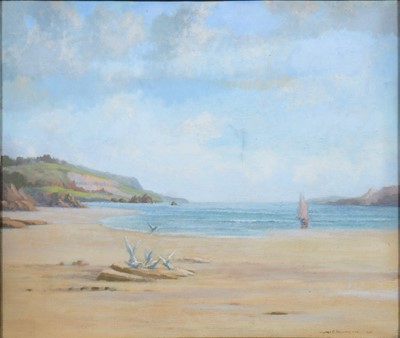 Lot 260 - Wilfred Ernest Billinghame, Coastal scene