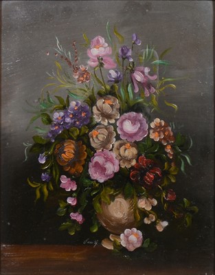 Lot 269 - Italian School, Still life of flowers