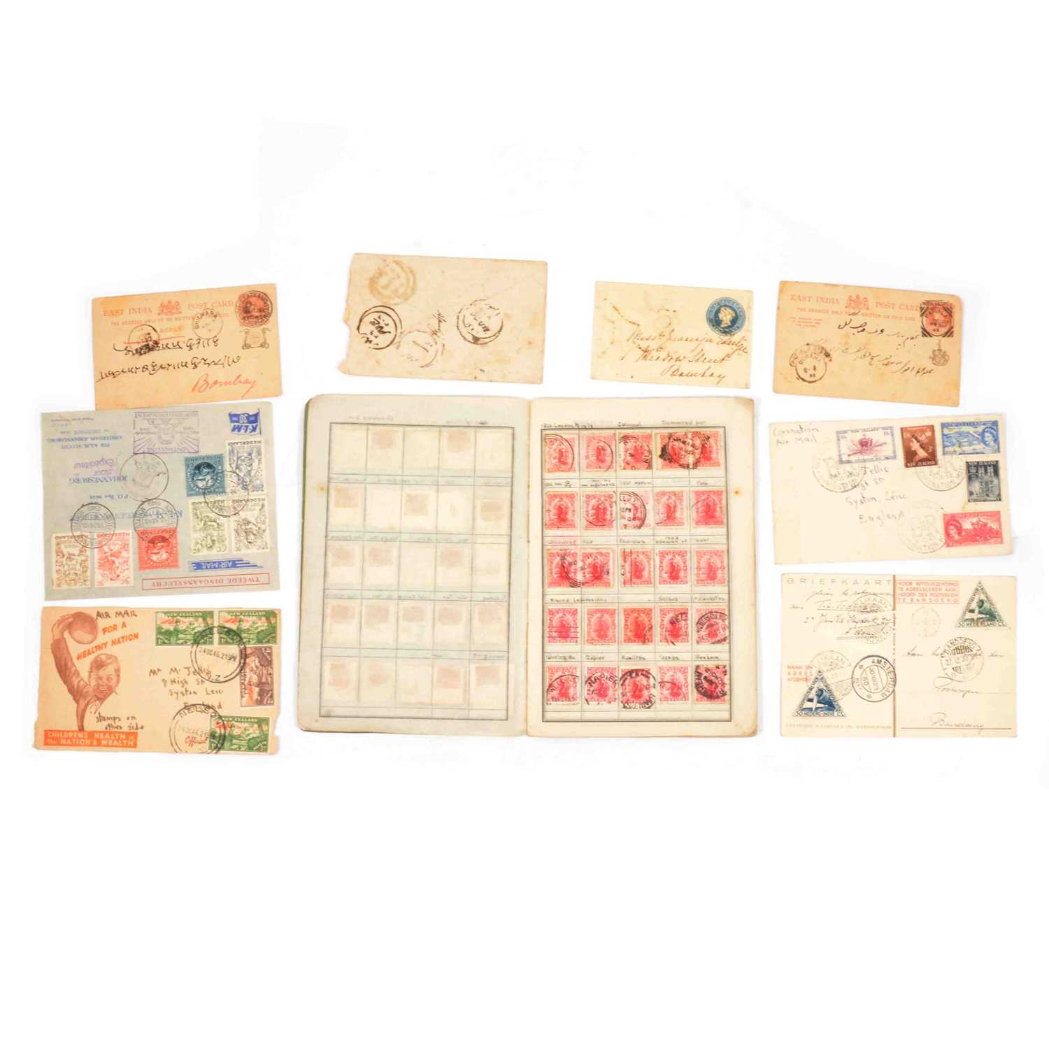 Lot 105 - Stamps: a diverse collection, mostly Empire issues and a booklet of New Zealand issues