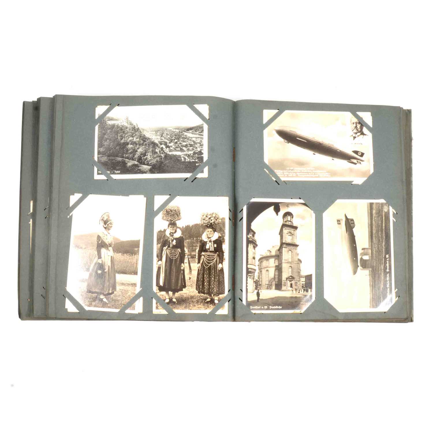 Lot 96 - Postcards: an album of mostly European photographic cards, 1930's, and others