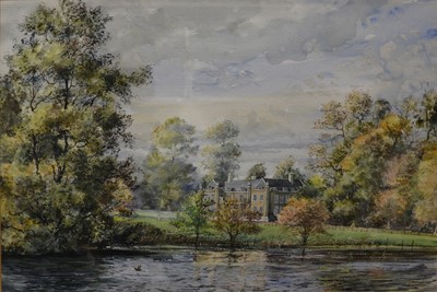 Lot 398 - Cecil J Thornton, Wistow Hall and Meandering Stream