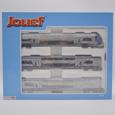Lot 63 - Jouef HO model railways set, ref HJ2110 Automotrice Z 24703 SNCF, 3-car set