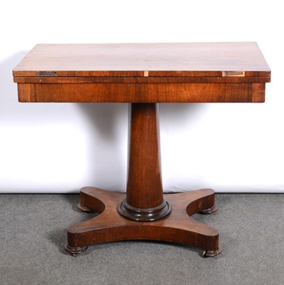 Lot 408 - William IV rosewood card table