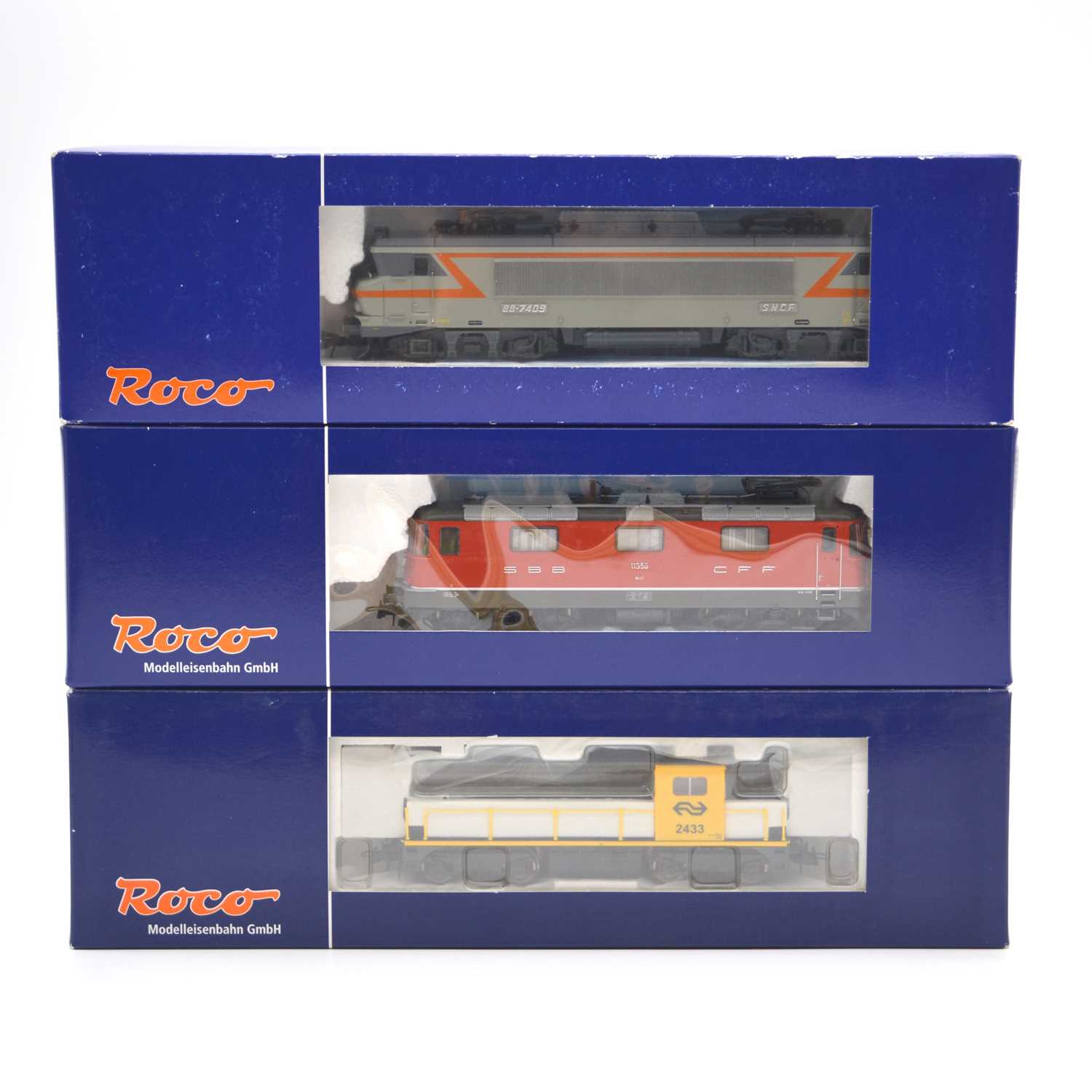Lot 227 - Three Roco HO model railway diesel