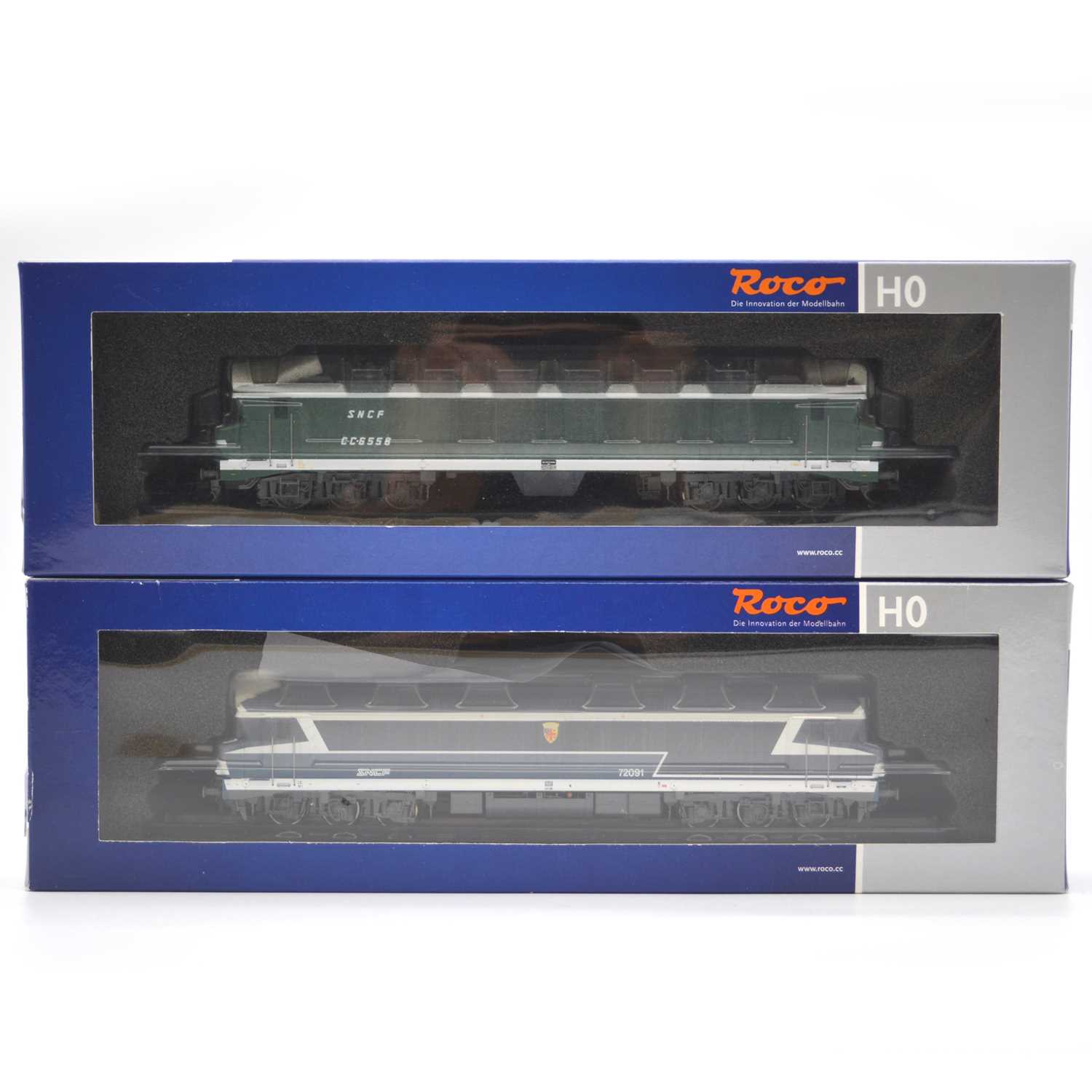 Lot 78 - Two Roco HO model railway diesel locomotives