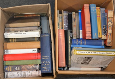 Lot 121 - Four boxes of assorted books, fiction and non-fiction