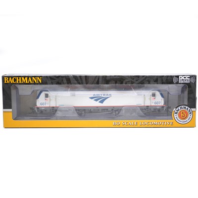 Lot 291 - Bachmann HO gauge model railway locomotive ref 67401 ACS-64 Amtrak #607, DCC sound, boxed.