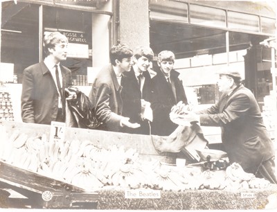 Lot 84 - Beatles Interest - publicity photograph bearing the signatures
