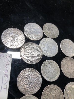 Lot 137 - Edward I silver penny and twelve tokens