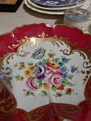 Lot 3 - Decorative china including Crown Derby, Limoges, etc