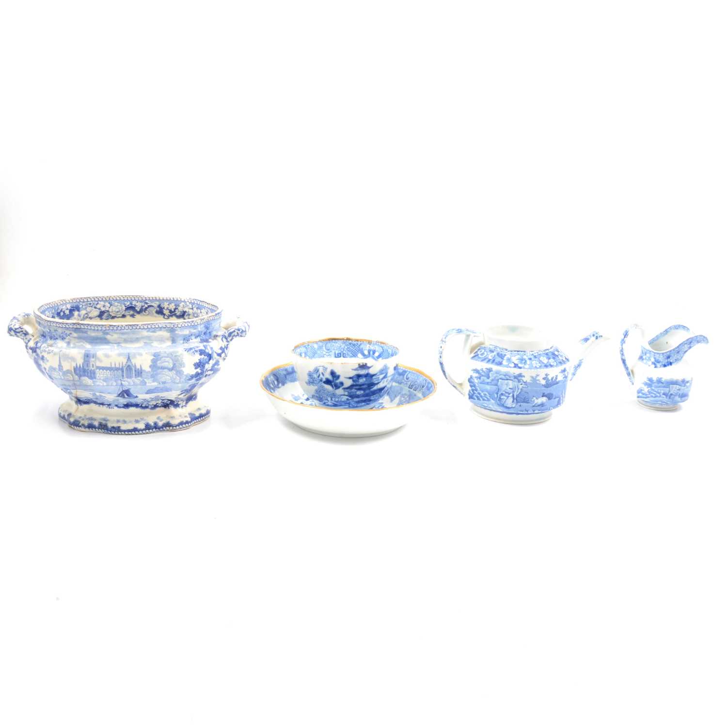 Lot 36 - A collection of Staffordshire transferware
