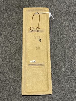 Lot 81 - A 1970s Danish stoneware plaque by Josef Simon for Soholm Stenoj