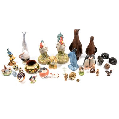 Lot 50 - Collection of ceramic animals and ornaments.