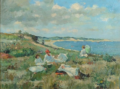 Lot 345 - After Monet, Picnic by the sea