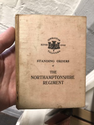 Lot 56 - Small quantity of books relating to the Northamptonshire Regiment