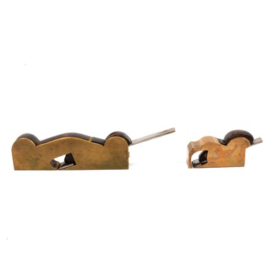 Lot 64 - Two brass planes