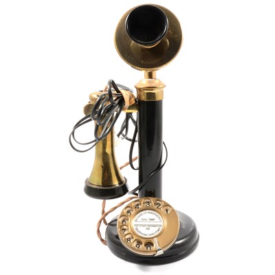 Lot 118 - Vintage stick telephone, GPO W-26/4001 No.1