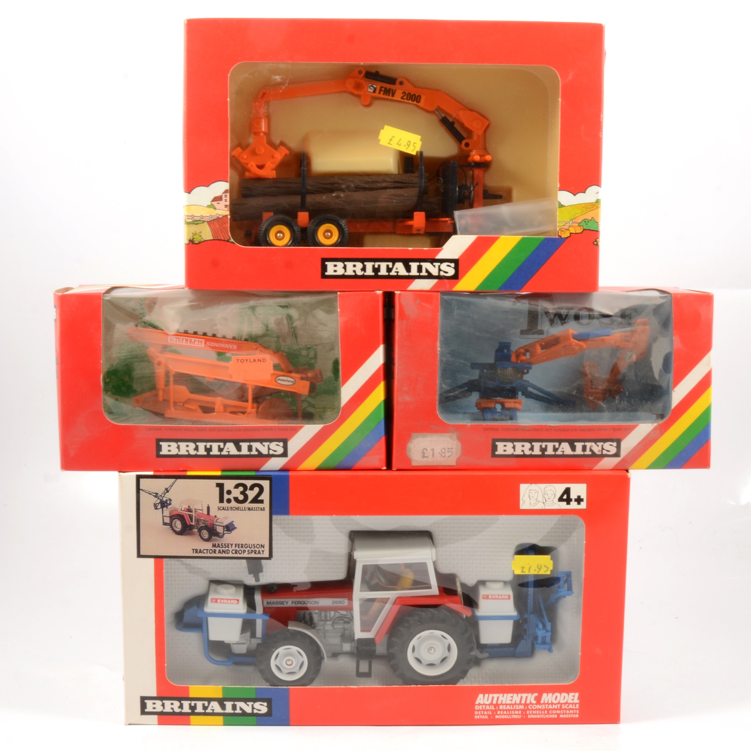 Lot 246 - Britains Farm toys, four including 9615