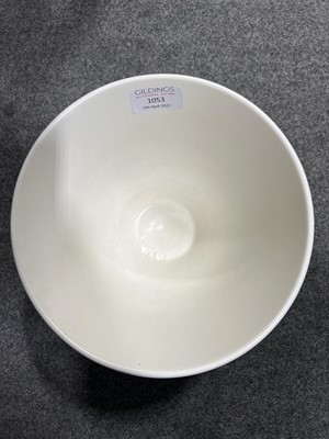 Lot 1053 - Keith Murray for Wedgwood, a banded conical bowl