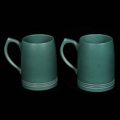 Lot 1042 - Keith Murray for Wedgwood, two beer tankards