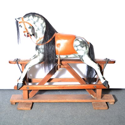 Lot 513 - Collinson & Sons of Liverpool dapple grey rocking-horse