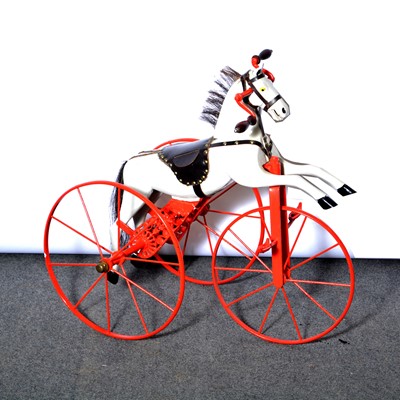 Lot 303 - Victorian horse on wheels tricycle in the form of a horse