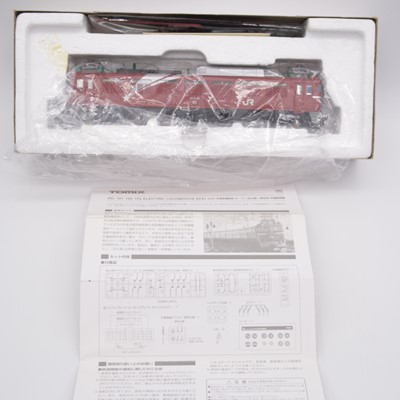 Lot 581 - Tomix HO gauge model railway electric locomotive, ref HO-102 EF81, boxed.