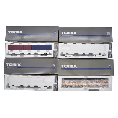 Lot 558 - Ten Tomix HO model railways JR freight containers.
