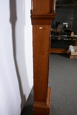 Lot 533 - Oak longcase clock, Thomas Fletcher, Chester